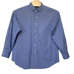 Polo Ralph Lauren Men's Size 17.5 34/35 Regent Classic Fit Long Sleeve Button Up